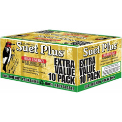 Suet Cake Variety Packs | 11 oz Wild Bird Suet Cakes | High Energy 10 Pack