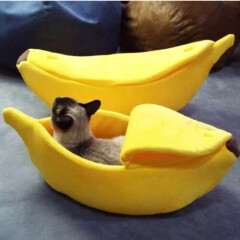 Cama para Mascotas Banana, Comodidad Garantizada para tu Mascota