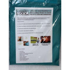 2 PACK Purrfect Pouch Comfy Cat Carrier Grooming Sack As Seen on TV , Teal,