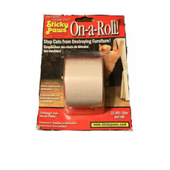 Pioneer Pet Sticky Paws Scratch Control Roll Tape New Sealed Stop Cats Scratch