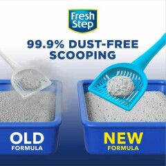 Fresh Step Extreme Scented Litter with the Power of Febreze Clumping Cat Litter.