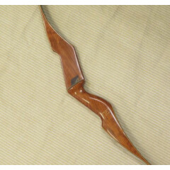 65lb Vintage Bear Archery 1963 Dogleg Kodiak Bubinga Exotic Hardwood Recurve Bow