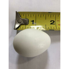 6x White Solid Plastic Pigeon Dove Eggs Dummy Eggs Improve Laying Survival Rate