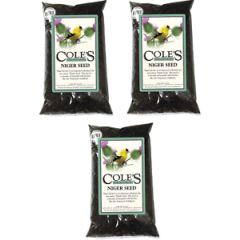 Cole's NI05 Niger / Thistle Seed Bird Seed, 5-Pound, 3 Pack