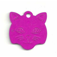 Small Kitten Face Kitty Cat Pet ID Tag FREE SHIPPING USA