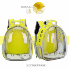 Transparent Pet Backpack Breathable Portable Outside Carry Cat Dog Travel Bag