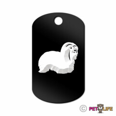 Coton de Tulear Engraved Keychain GI Tag dog cotie Many Colors