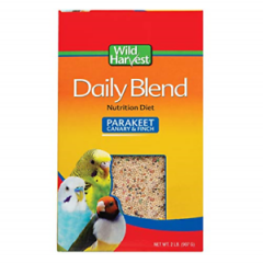 Wild Harvest Daily Blend For Parakeet, Canary, Finch & Small Birds 2Lb