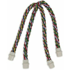 JW Pet Flexible Multi-Color Cross Rope Perch 25"