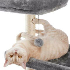 50" Stable Cat Tree Tower Condo Furniture Scratching Post Pet Kitty Play House
