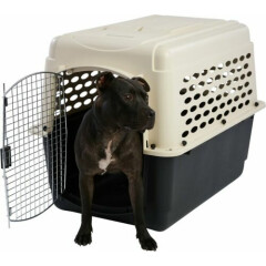  Free Ship Frisco Plastic Dog & Cat Kennel, Almond & Black