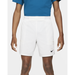 Men's NikeCourt Dri-FIT Advantage 7" Tennis Shorts White Size XL CV5046-100
