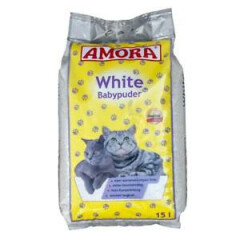 AMORA Cat Litter White Compact With Baby Powder 507.2oz (1,99 €/ L)