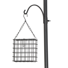 91" Bird Feeder Station Kit Feeder Pole Stand Bird Watching Bath Planter Hanger