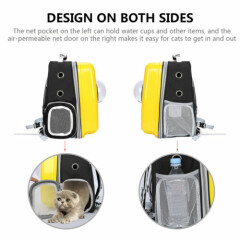 Pet Backpack Carrier with Removable Wheels Small Dog Cat Trolley Bag for Travel