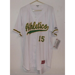 Rawlings ATHLETICS #15 Jersey and Pants. Size 44. New with Tags.