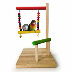 Bird Parrot Perch Stand Birds Chew Toys For Small to Large Birds Parrots