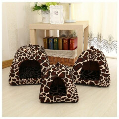 Pet Dog Cat Bed House Tent Kennel Warm Cushion Basket Cave Pet Products Supplies