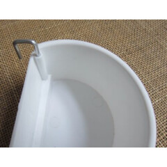 2 hook drinkers /feeder large x 12, for finches, budgies, canaries, etc.