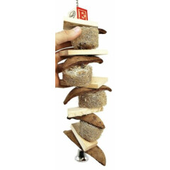 2143 Luffa Step Bonka Bird Toy parrot toys cages african grey conures amazon pet