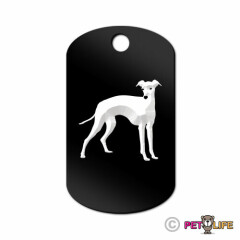 Italian Greyhound Engraved Keychain GI Tag dog iggy ig Many Colors