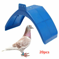 20pcs Dove Rest Stand Blue Plastic Pigeons Rest Place Perches Bird Roost Frame