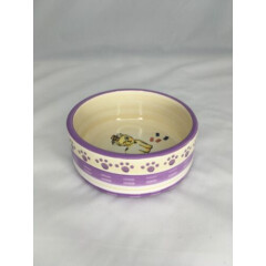 cat dish I Dont Do Morning Bowl Dish Tabletops Gallery Cat Curlers hand painted 