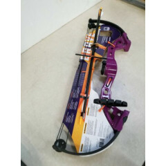 Bear Archery Brave Purple/Black Youth Bow Package AYS300PL Right Handed
