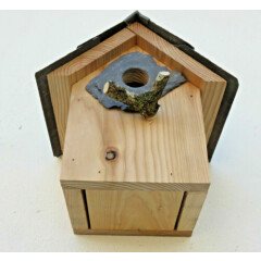 Bird house nest box sparrows Great tits Welsh slate