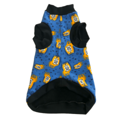 Sphynx Cat Shirt Blue Lion Print - Clothes Clothing Sweater Coat Vest Jumper 