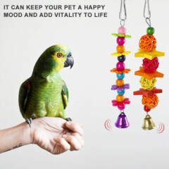Pet Bird Swing Parrot Parakeet Budgie Cockatiel Cage Hammock Toys Hanging Toy