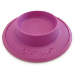 STAYbowl NO-SLIP/NO-TIP Pet Food and Water Bowl for CATS (3/4-Cup Size) New