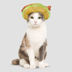 Hyde & EEK! Boutique™ Fish Taco Headpiece Halloween Cat/Dog Costume