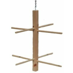 Wooden Hanging Perch For Canaries, Cockatiels, Budgies, Finches etc. Code: M62