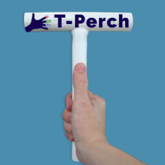 The Bird Trainer T-Perch - Portable T-Perch - For most Companion Birds/Parrots 