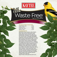 KAYTEE ULTRA WASTE FREE NUT & FRUIT BLEND NONE BIRDS FOOD MIX NUTS ALL BIRDS