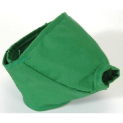 Four Flags Quick Adjustable Nylon Muzzle for Cats Small Green under 6lbs