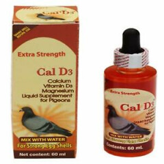 Interfarma us Pigeon Cal D-3 Liquid for Birds- 60 ML.
