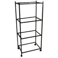 4-Tiers Rolling Stand for 24"x16"x16"H Aviary Bird Flight Breeding Cages