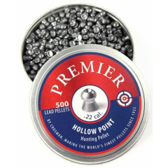 Crosman Premier Hollow Point .22 Caliber 14.3 gr. 500 pellets Quick Ship - LHP22