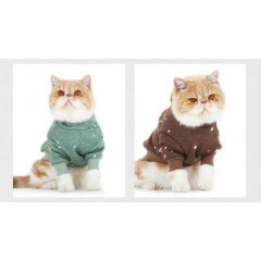 Autumn Cat Clothing Winter Cat Hooded Coat Pet Keep Warm Jacket Cat Supplies