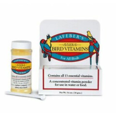 Lafeber Powdered Vitamins for all Bird parrot 1.25 Oz 13 essential vitamins 