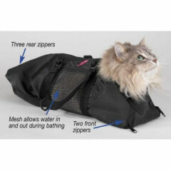 Pet Supply Cat Grooming Bag - Cat Restraint Bag, Cat Grooming Accessory N6E4