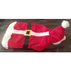 Time for Joy Santa Claus Christmas Costume for Cats One Size 