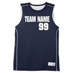 Custom Basketball Jersey Navy Blue Uniform Youth and Adult XS to 4X TeamJerseys