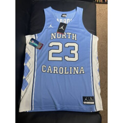 Nike UNC North Carolina Stitched Michael Jordan Jersey Valor Blue Men's: Large