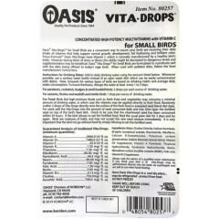 Oasis Vita-Drops for Small Birds 2oz (Free Shipping in USA)
