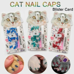 Pet Nail Caps 100pcs/Lot XS/S/M/L Soft Covers Claws Paws Colorful Tips Dogs Cats