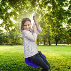 Tree Disc Swing, Rope Swing Round Seat Backyard Discovery Swing Kids Outdoor Fun