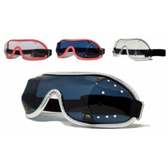 SAFTISPORTS SkyDiving Freefall Parachuting Goggles | Wide Band + Punched Vents
